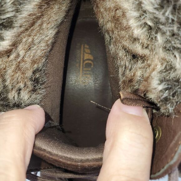 Cliffs By White Mountain Pearson Ankle Boot Women's Size 10 Brown - Picture 11 of 16